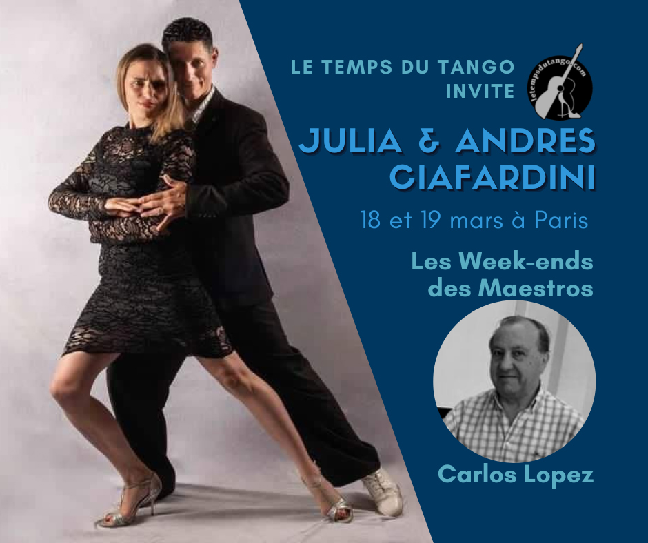 stages maestros mensuels à Paris Julia et Andres Ciafardini